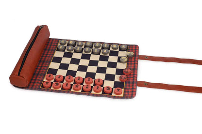 Chronicle Books: Pendleton - Chess & Checkers - Red Black Check Pattern