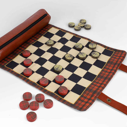 Chronicle Books: Pendleton - Chess & Checkers - Red Black Check Pattern