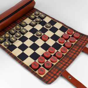 Chronicle Books: Pendleton - Chess & Checkers - Red Black Check Pattern