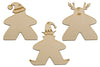 Holiday Ornaments - Meeple (3)