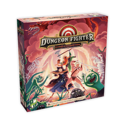 Dungeon Fighter: In the Chambers of Malevolent Magma - Party Dexterity Board Game