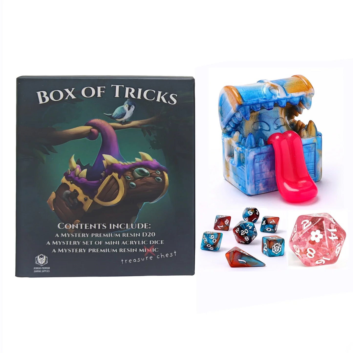 Box of Tricks - Mystery Mini Dice, D20, and Mimic