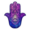 Hamsa Hand Color Sticker 4" x 3.25"