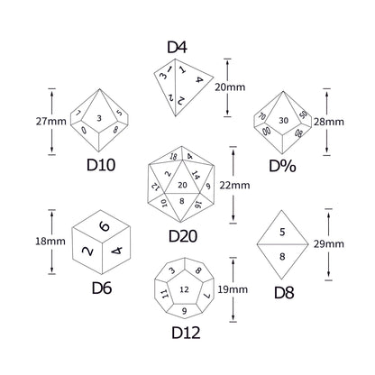Dynamic Music Black Cat Light Blue Glitter Resin DND Dice Set