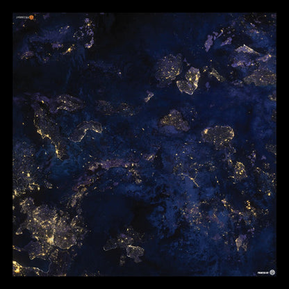 TT Combat: Dropfleet Commander Nocturnal Play Mat - 48x48 or 48x60 with PlayerAid Border