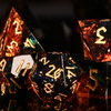 Hellish Rebuke Sharp-Edged Resin Dice Set
