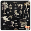 3D Printed Cast n Play Hidden Heirlooms The Lost Castle Terrain Set 28mm 32mm D&D