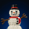 Holiday Snowman Scene