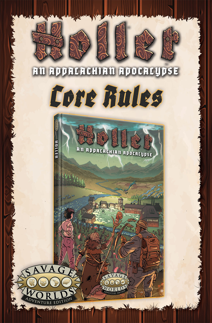 Savage Worlds: Holler - Appalachian Apocalypse Core Book | Gothic Horror RPG