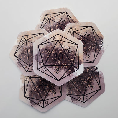 Hunter's Mark Nat 20 D20 Sticker