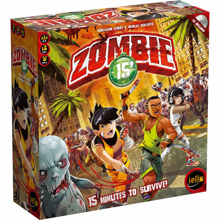 IEL51115 Zombie 15 Minutes Zombie Miniature Game Iello Games