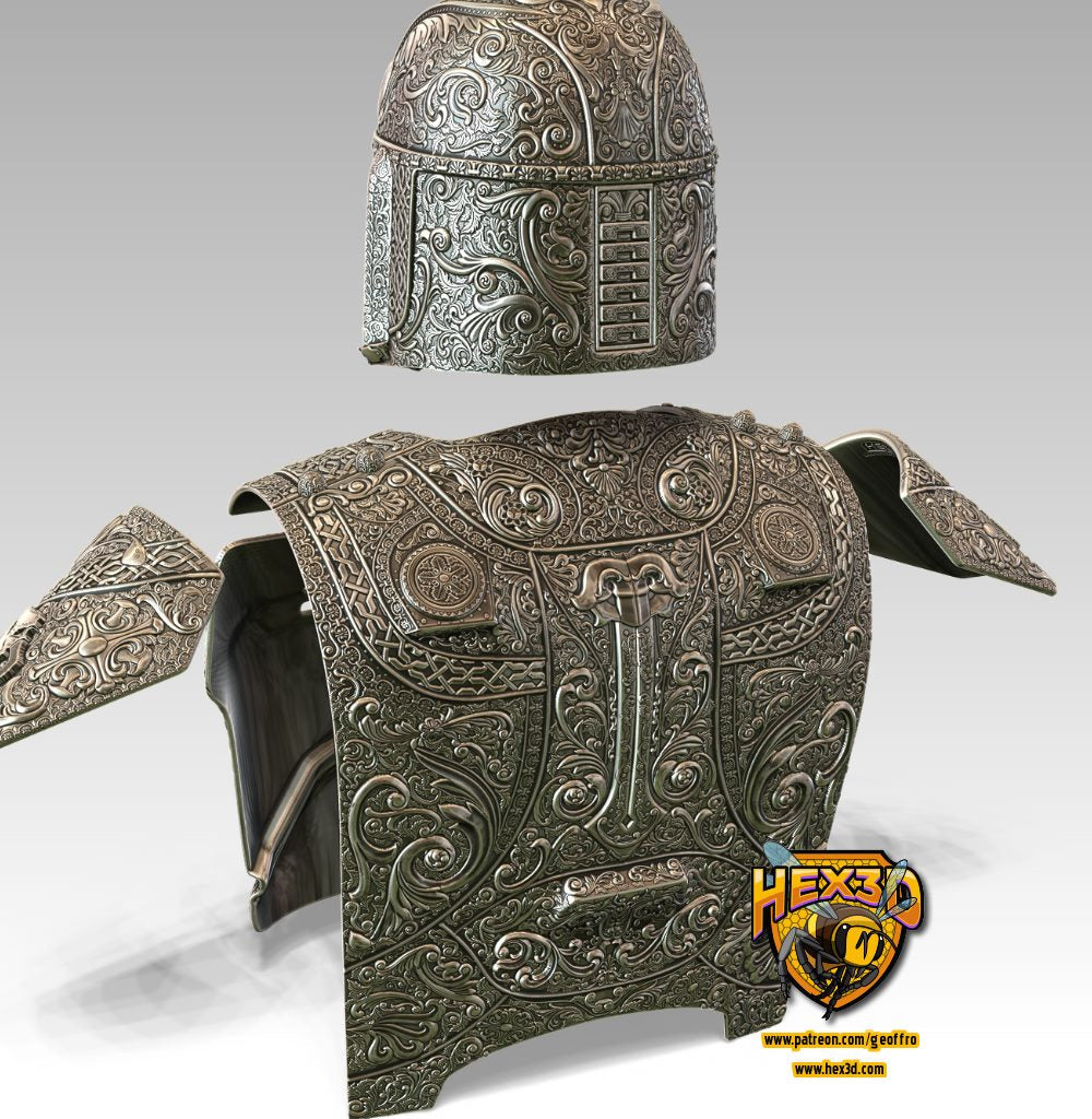 Baroque Mandalorian Armor Set