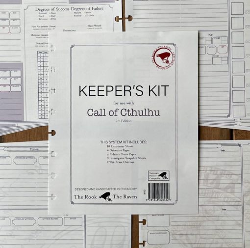 Keeper Rook Rook & Raven: The Keeper's Kit - Call of Cthulhu – Open Gaming Store