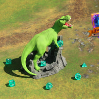 T-Rex 3D Printed Dice Tower – Fate's End Collection by Kim Bolt - Unleash Prehistoric Power!