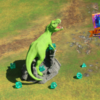 T-Rex 3D Printed Dice Tower – Fate's End Collection by Kim Bolt - Unleash Prehistoric Power!