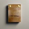 Eco-Friendly Refillable Leather Notepads