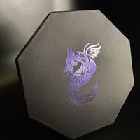 Color Shift Dice Tray Lid - Celtic Knot Dragon Design