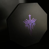 Color Shift Dice Tray Lid - Sword Design