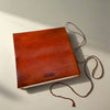 World Map 7x7 Artist Handmade Leather Journal