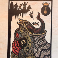 Tsathoggua Print