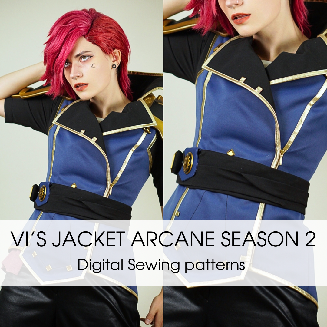 Arcane Officer Vi Jacket Sewing Pattern - Digital Product