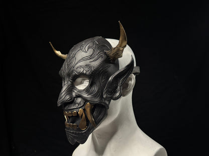 Leather Oni Mask Printable Pattern
