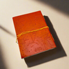 Plain Cover Leather Journal with Lined Pages