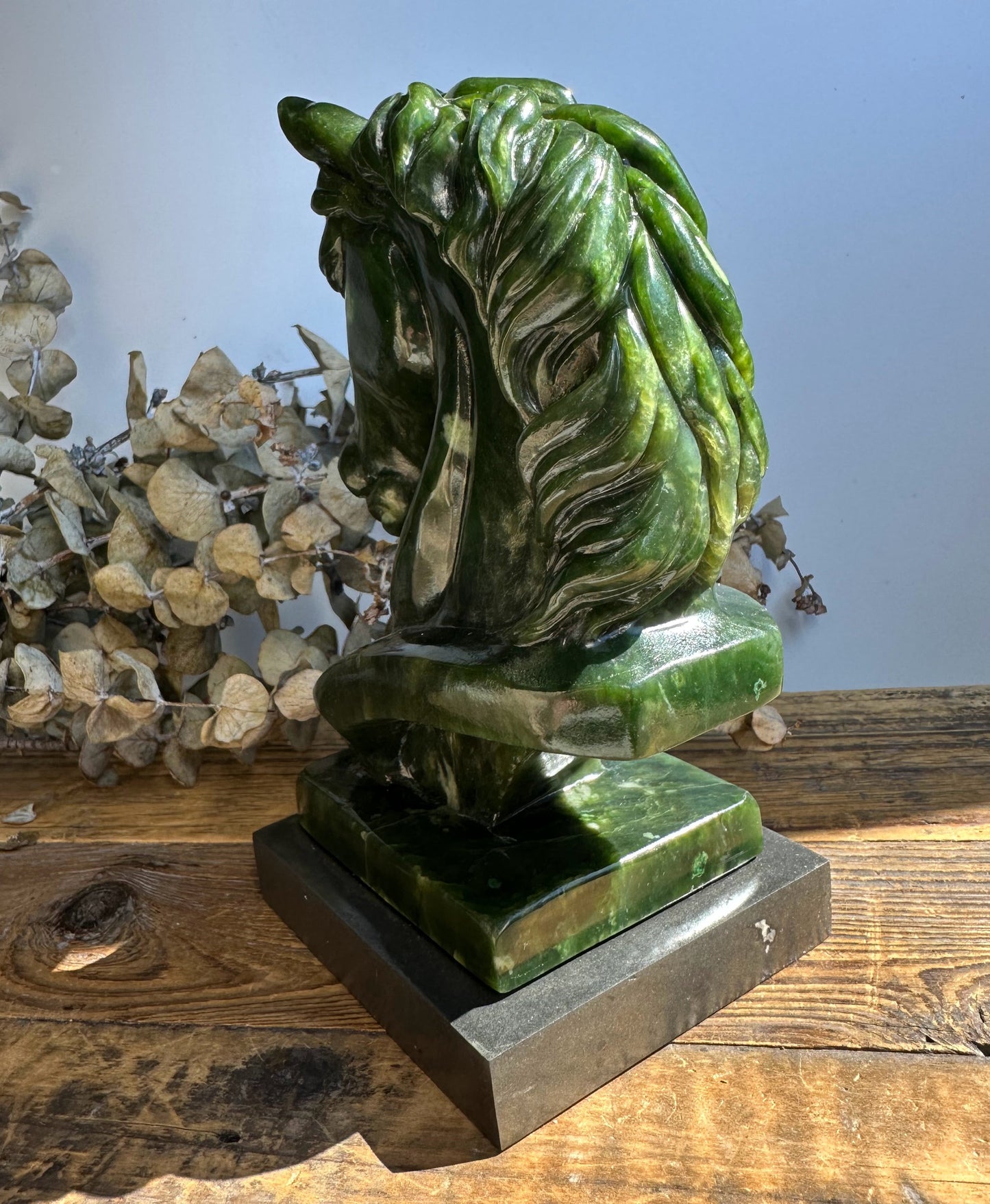 Canadian Nephrite Jade Horse, 6"