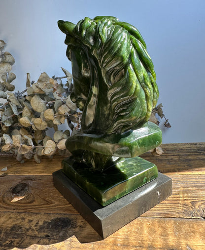 Canadian Nephrite Jade Horse, 6"