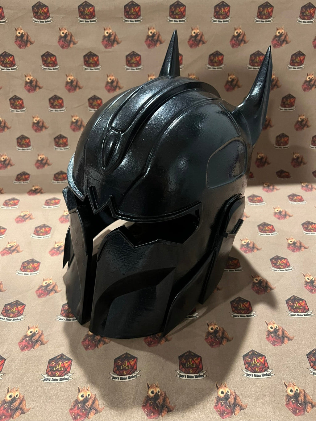 dwarven motorcycle helmet Dark Knight's Mandalorian Helm – Open Gaming Store