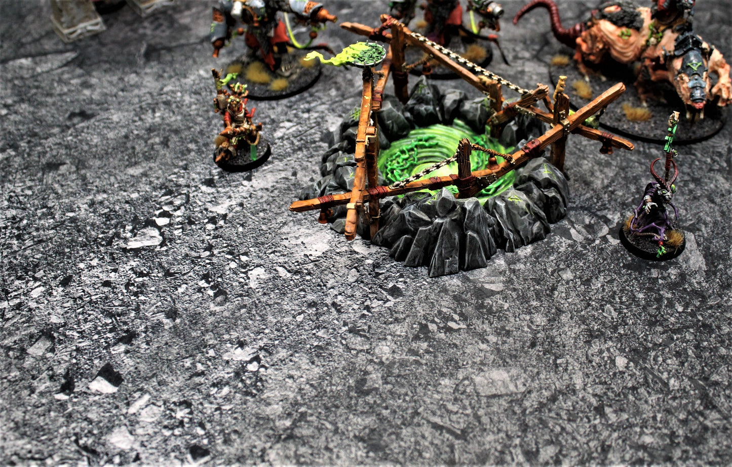 Ashen Wastelands – Neoprene Battle Mat for Warhammer, D&D & More