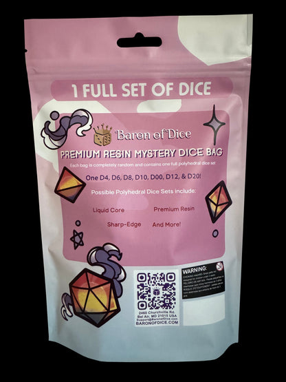 DnD Mystery Dice Set (7 pcs) - Chic & Shabby