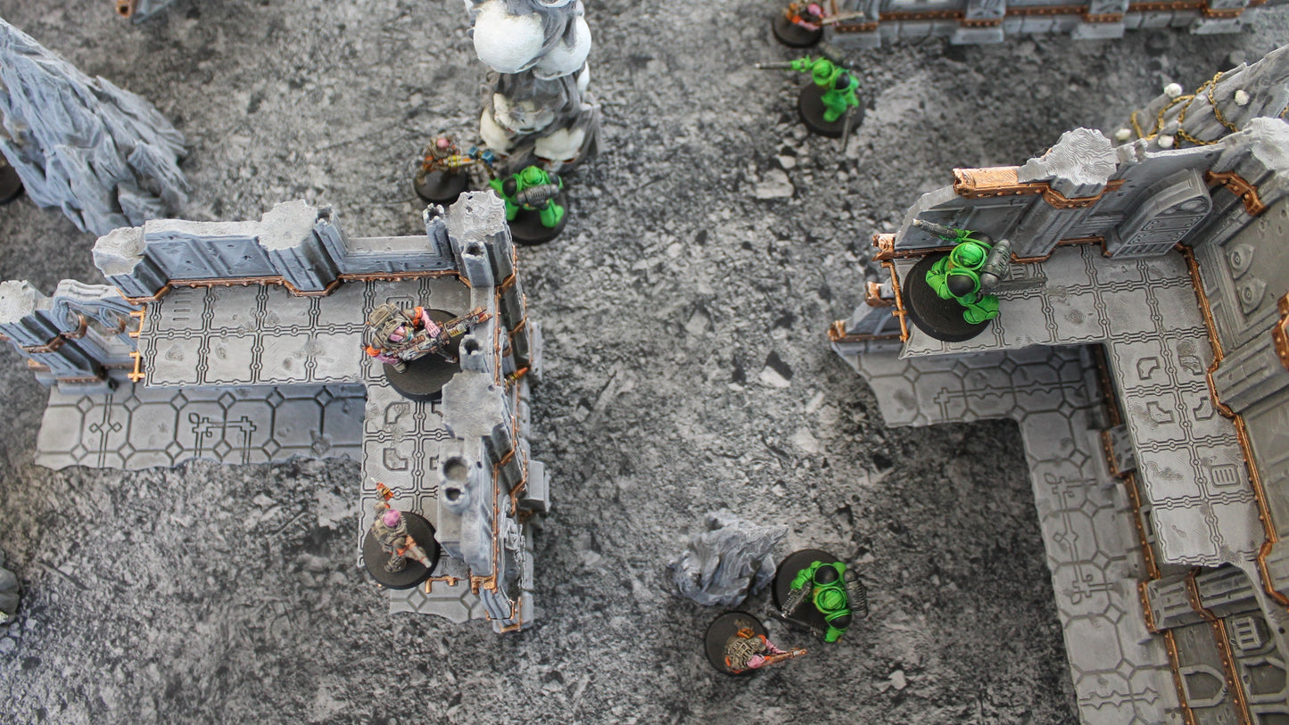 Ashen Wastelands – Neoprene Battle Mat for Warhammer, D&D & More