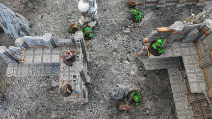 Urban Ruins | Neoprene Battle Mat with Bag | Baron of Dice