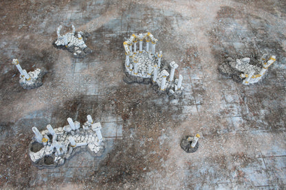 Urban Ruins Neoprene Battle Mat — Warhammer, 40K, AoS, Kill Team, MCP & More