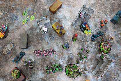 Urban Ruins Neoprene Battle Mat — Warhammer, 40K, AoS, Kill Team, MCP & More