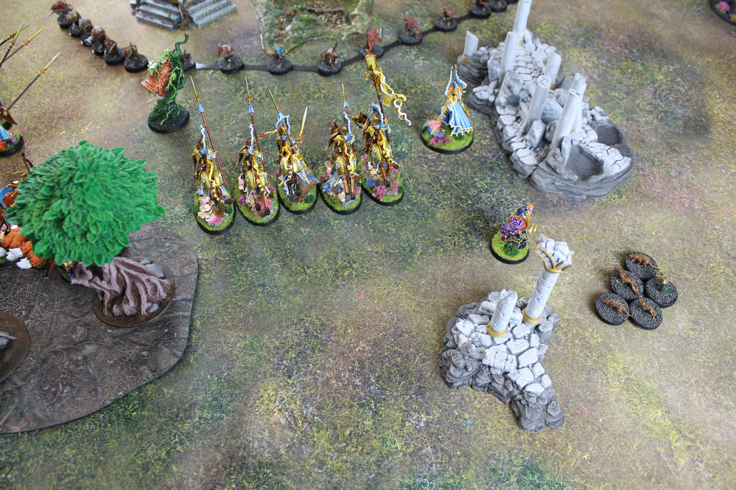 Autumn Prairie | Neoprene Battle Mat with Bag | Baron of Dice