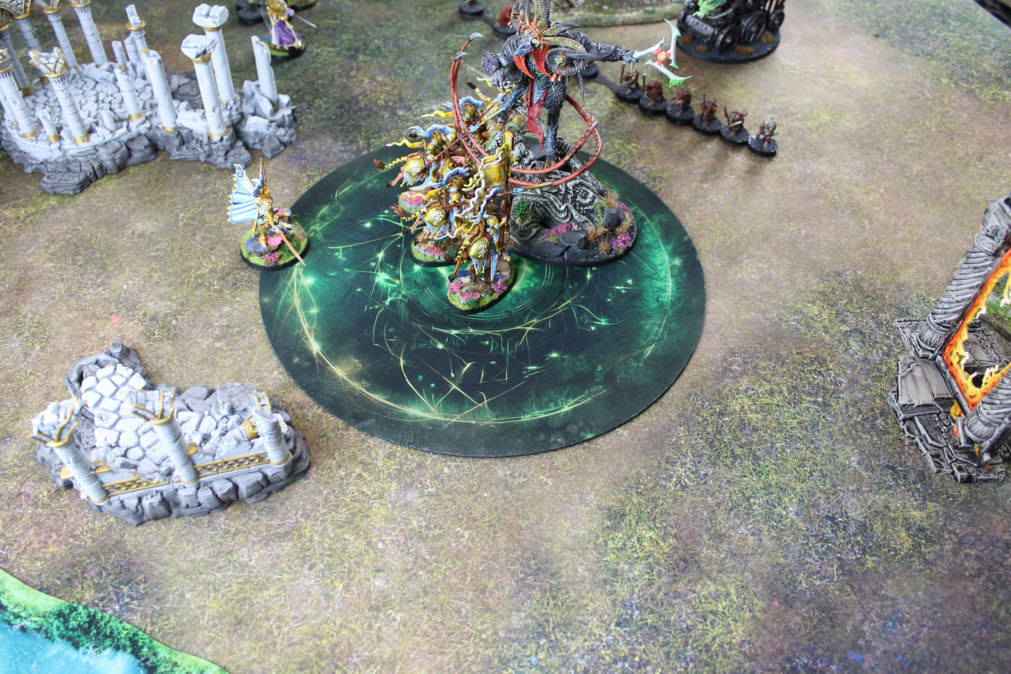 Autumn Prairie Neoprene Battle Mat – Tabletop Wargaming & RPG Play Mat