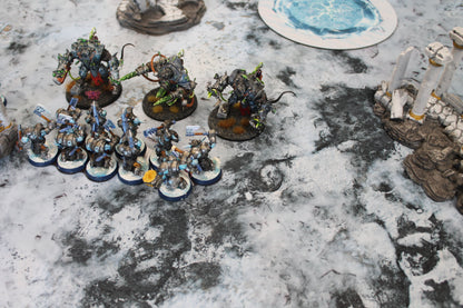 Snowy Tundra | Neoprene Battle Mat with Bag | Baron of Dice