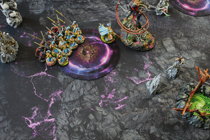 Tainted Cavern | Neoprene Battle Mat with Bag | Baron of Dice