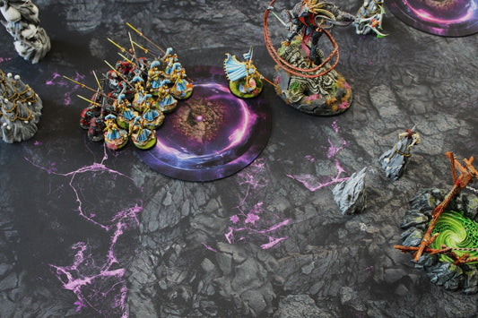 Tainted Cavern | Neoprene Battle Mat with Bag | Baron of Dice