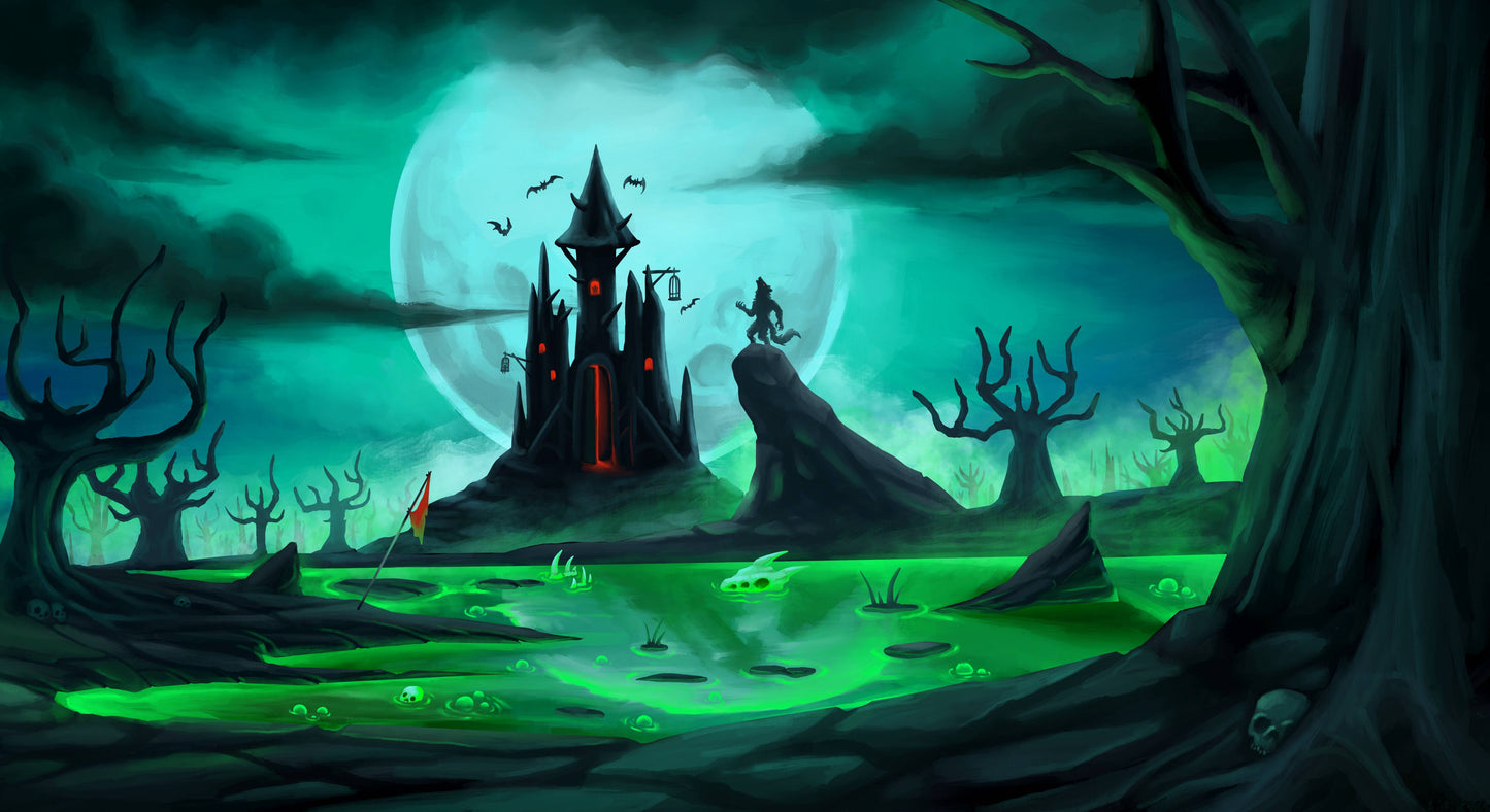 Graveyard | James Hayball Series | Premium Oversized Playmat