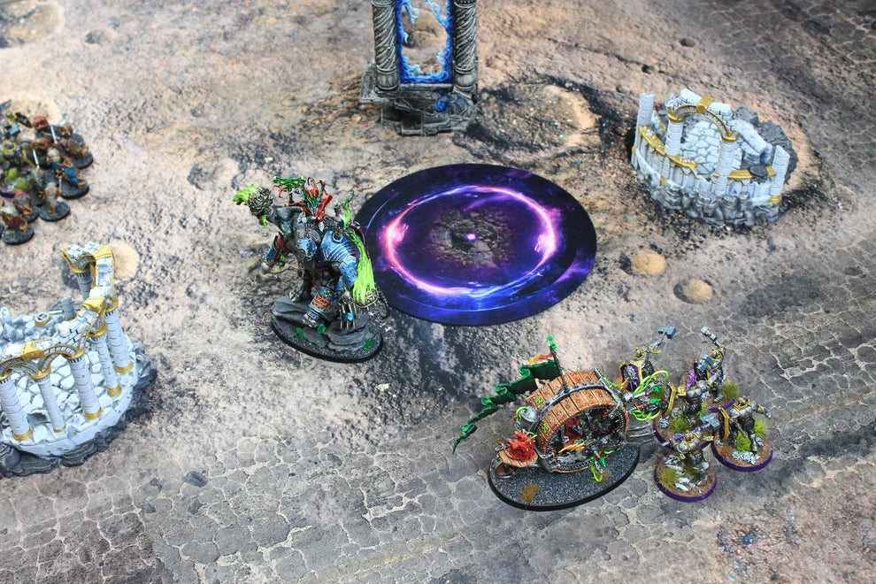 Blasted Battlefield | Neoprene Battle Mat with Bag | Baron of Dice