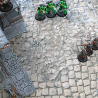 Broken Cobblestone - Neoprene Battle Mat with Bag