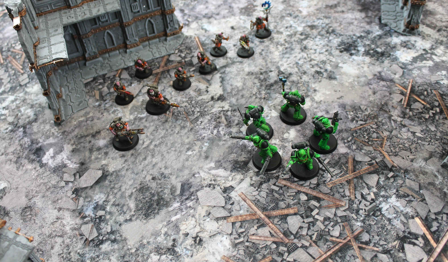 Shattered City - Neoprene Battle Mat with Bag