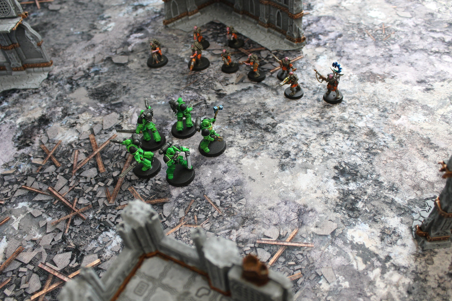 Shattered City - Neoprene Battle Mat with Bag