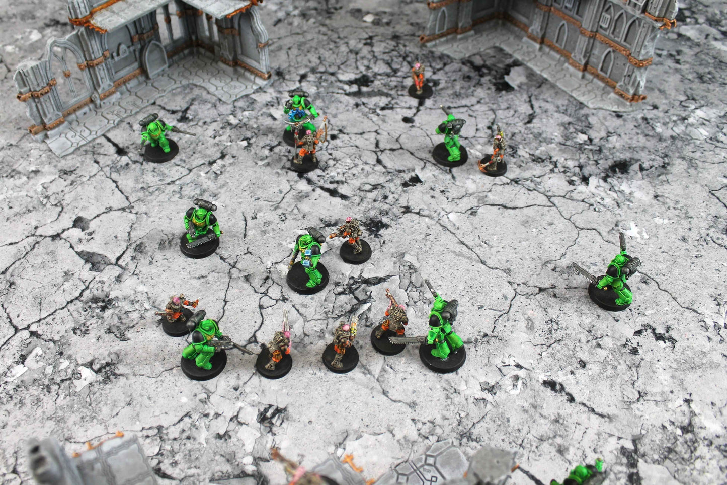 Fractured Concrete - Neoprene Battle Mat with Bag