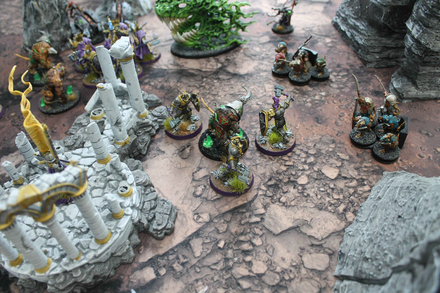 Scarred Badlands - Neoprene Battle Mat with Bag