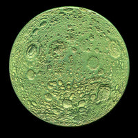 Green Moon Coin - 1" Anodized Niobium