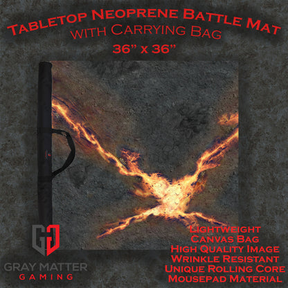 Infernal Steppes - Neoprene Battle Mat